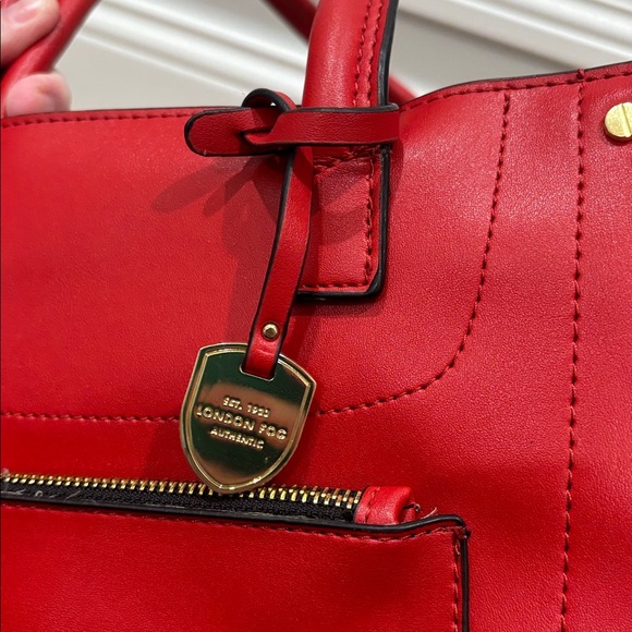 Red Leather Tote Bag - Picture 2 of 7